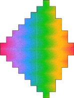 Rainbow Pattern/Diamond Spray Variant 1